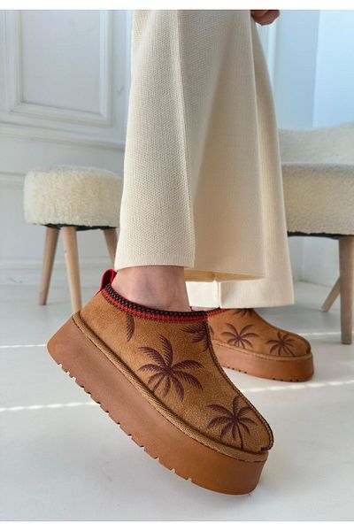BESKAR Μπότες Mucy Tan Suede