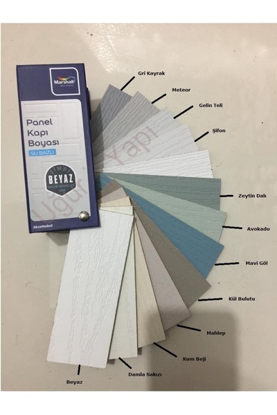 Marshall Amerikan Panel Kapı Boyası Renk Kokusuz Su Bazlı 2.5 Lt - Damla Sakızı