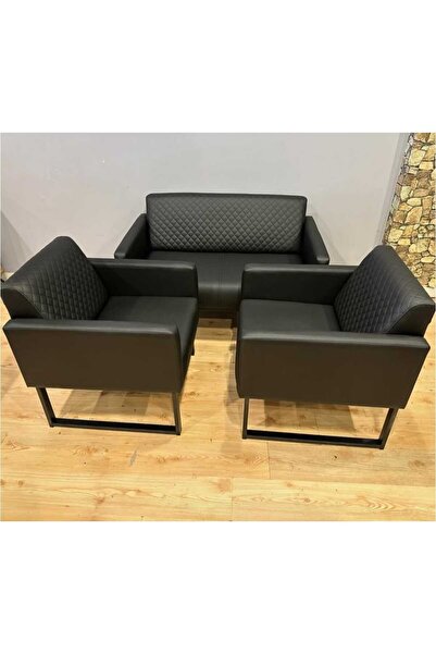ENG OFİS MOBİLYALARI LUBAN 2 Lİ BEKLEME TAKIMI 2+1+1 (4 OTURUMLU)