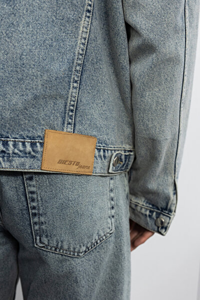 GIESTO Світло-блакитна джинсова куртка