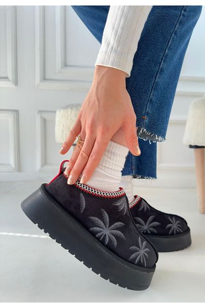 BESKAR Μποτάκια Mucy Black Suede