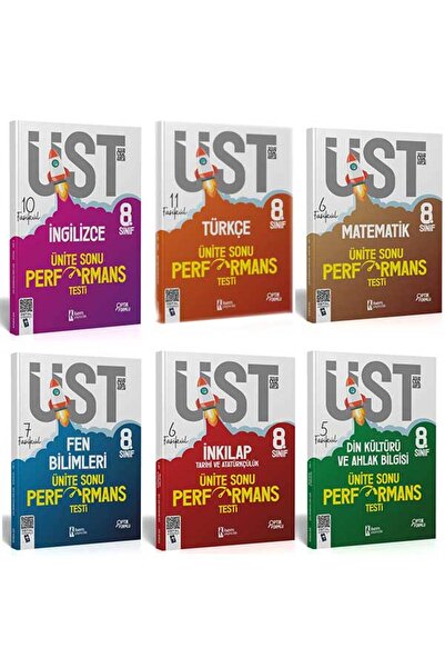 İsem Yayıncılık 8. Sınıf UST Tüm Dersler Ünite Performans Testi Seti İsem Yay...