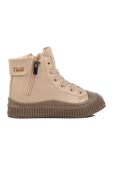 WALKWAY Orion-P Beige-Mink Παιδικά Μποτάκια με Γούνα Εσωτερικά