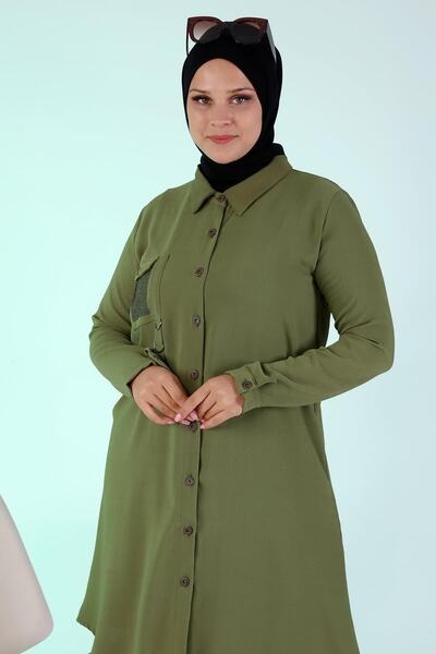 Ferace Hijab Tunic - Large Size, Women's Ayrobin Fabric