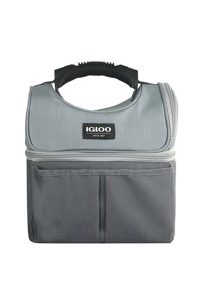 IGLOO حقيبة تبريد مضادة للميكروبات ذات حجرة مزدوجة بسعة 3.19 لتر