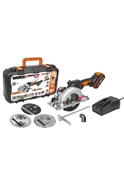 WORX WX531 20Volt 2.0Ah. Li-ion 120mm Kömürsüz Profesyonel Çok Amaçlı Daire T...