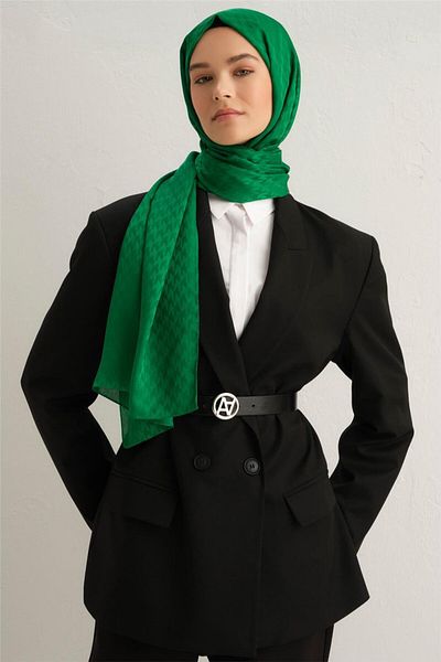 Armine Janjan Jacquard Trend Shawl - 4 21183 21149 Μοντέλο