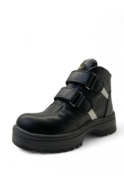 Tuğba Ortopedi 372-1 Ortopedik % 100 Hakiki Deri Erkek Çocuk Siyah Bot