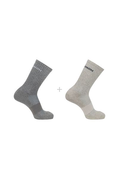 Salomon Evasion Crew 2-pack Unisex γκρι κάλτσες Unisex κάλτσες Lc2087400