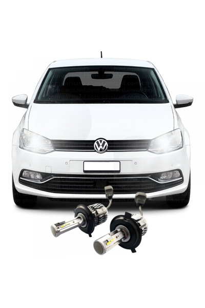 Fardoktoru VW POLO 6 UZUN KISA TEK LED XENON OTO AMPULÜ H4   ZERO