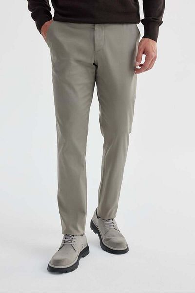 Jakamen Mink Comfort Fit Side Pocket Canvas Trousers