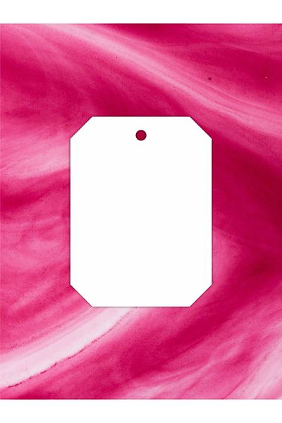 Grdall 25 Pieces - White Perforated Card - Product Card - Unprinted Card