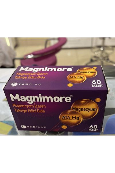 Magnimore Food Supplement with Mgnesium 60 Tablets