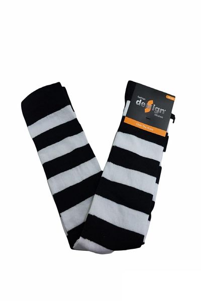 Design Socks Безшевни чорапи до коляното с кръгъл шарен дизайн