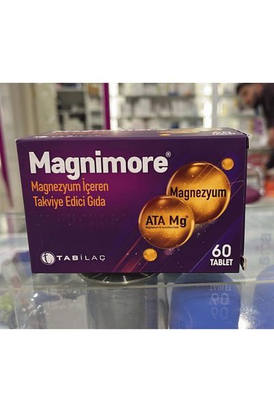 Magnimore Food Supplement with Mgnesium 60 Tablets