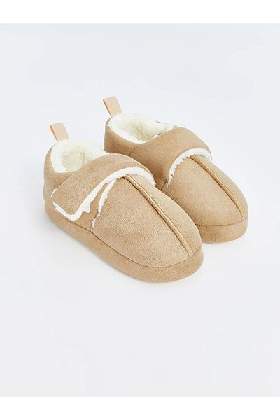 LC Waikiki LCW STEPS Καφέ βελούδινες αγορίστικες μπότες για το σπίτι