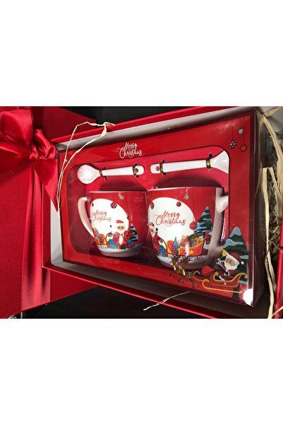 GA Mark Noel Baba Yılbaşı Kahve Fincanı Kupa Seti HEDİYE KUTULU