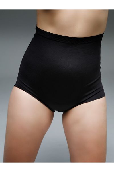 MİSTİRİK Chiloți privati cu talie înaltă, fără urme, tăiați cu laser Corset Culoare neagră