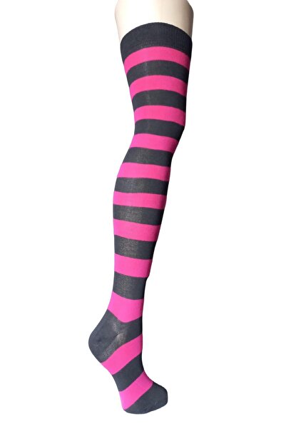 DESİGN Design Circle Patterned Seamless Knee Socks
