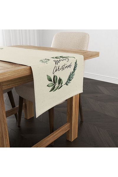 Filamente Runner Imprimat Digital Cu Motiv Craciun - Anul Nou 140x40 Cm