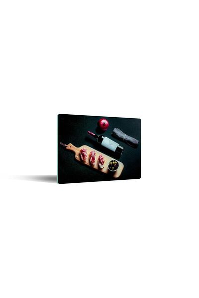 Saban Glass Cutting Board 29X34 cm - Model 1201