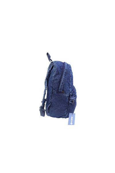 ICONE BAG Icone Unisex σακίδιο πλάτης, τζιν & τζιν με φερμουάρ, απλό σακίδιο πλάτης