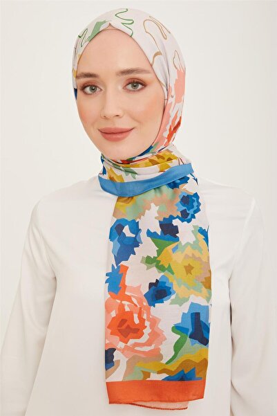 Armine تريند شال 10001-02 أزرق قرميدي