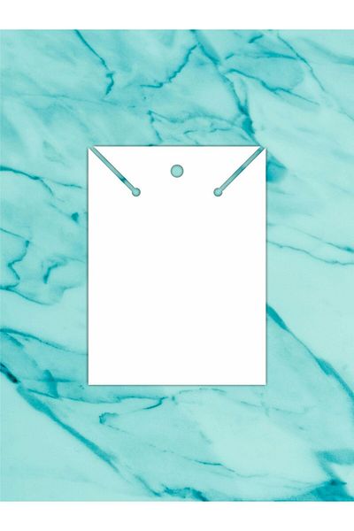 Grdall 25 Pieces - White Necklace Card - Necklace Card - Unprinted Jewelry Card