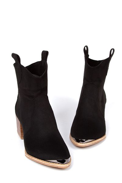 derithy Teroya Boots-black Suede-byc0304