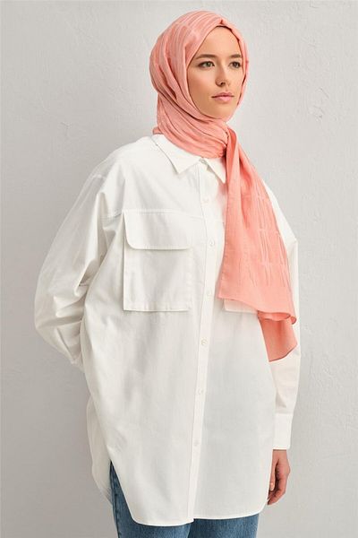 Armine Lyocell Naia Stick Pattern Shawl 1113-14