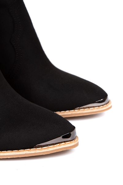 derithy Teroya Boots-black Suede-byc0304