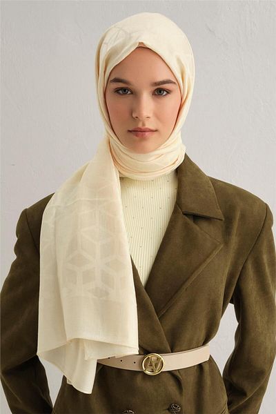 Armine Lyocell Naia Honeycomb Pattern Shawl 1113-4