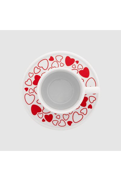 Bialetti Set of 2 Espresso Heart Cups