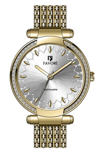 Favori Women's Wrist Watch with Straw Cord Fvr.118.4Gsg