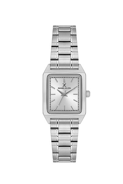 Daniel Klein Dkf.2315A New Trend Silver Color Cornered Women's Wristwatch