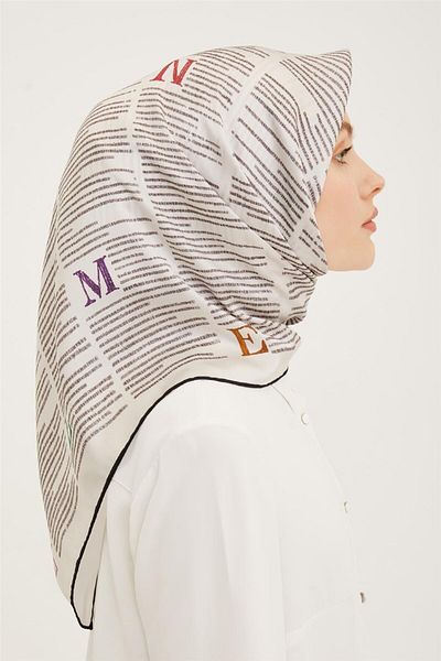 Armine Eșarfă din twill de mătase - 23ya8942 6 09