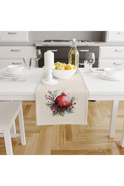 Filamente Χριστουγεννιάτικο μοτίβο Digital Printed Runner - Πρωτοχρονιάτικο 140x40 εκ