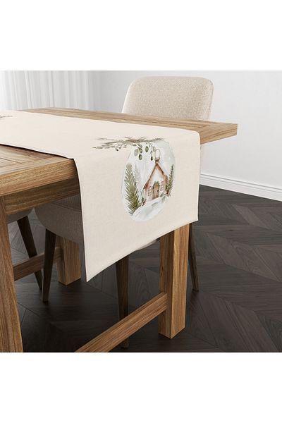 Filamente Χριστουγεννιάτικο μοτίβο Digital Printed Runner - Πρωτοχρονιάτικο 140x40 εκ