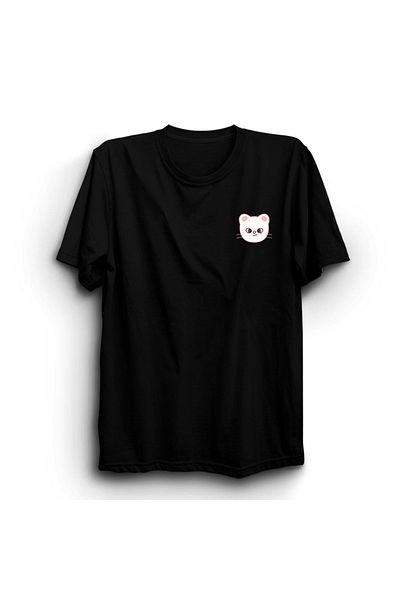 fame-stoned Tricou negru unisex 100% bumbac cu imprimeu cu personajele Stray Kids Skzoo Jiniret
