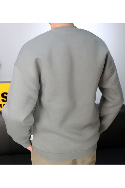 AMAZING CRASH Φούτερ Unisex Βασικό Εκρού Μπλουζάκι Oversize