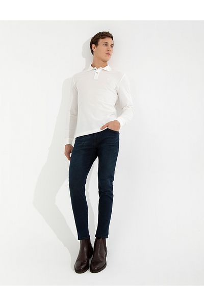 Pierre Cardin Navy Blue Slim Fit Jean - 50259664-vr033