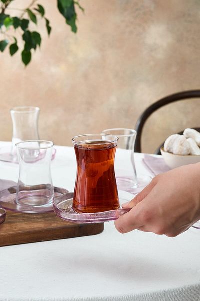 Karaca Petunia 12 Piece Tea Set for 6 People