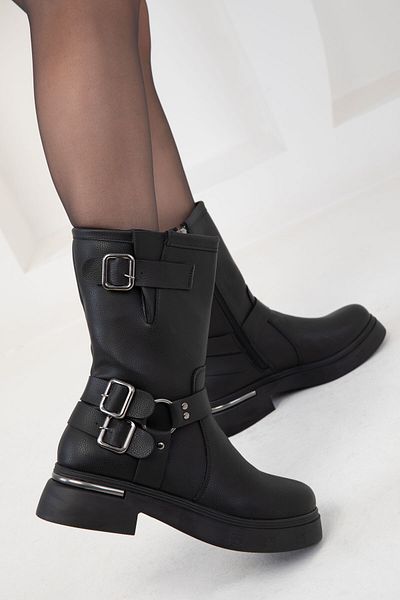 SOHO Dámské černé kozačky – model Bootie 20079