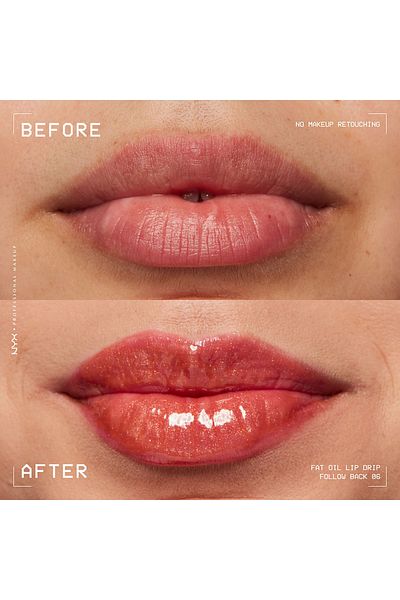 NYX Professional Makeup Fat Oil Lip Drip Parlatıcı Dudak Yağı - Follow Back