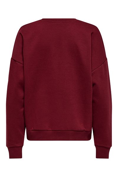 ONLY صندوق طباعة برقبة دائرية من ONLWALLIS L/S CS SWT