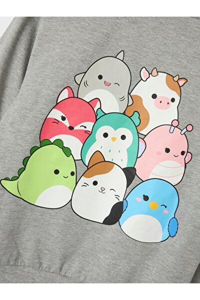 name ıt Nkfofi Squish Nreg Sweat Wh Bru Bfu - Relaxed Fit Sweatshirt