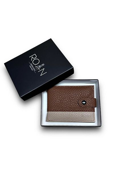Roan 1. Ποιοτική Vegan Δερμάτινη Unisex Διαφανής θήκη για κάρτες - Κομψή και λειτουργική σχεδίαση με συσκευασία δώρου