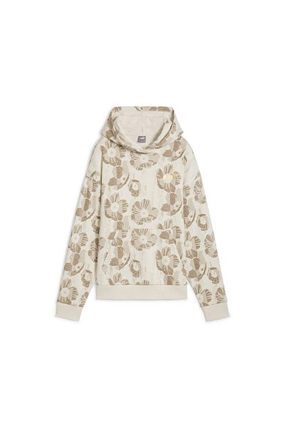 Puma Ess+ Class Act - Women's Graphic Patterned Hooded Sweatshirt