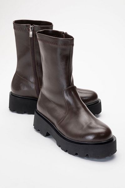 LuviShoes Rush hnědé dámské boty