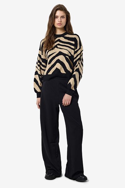 Noisy May NMBOB - Elastic Wide Leg JRS Noos